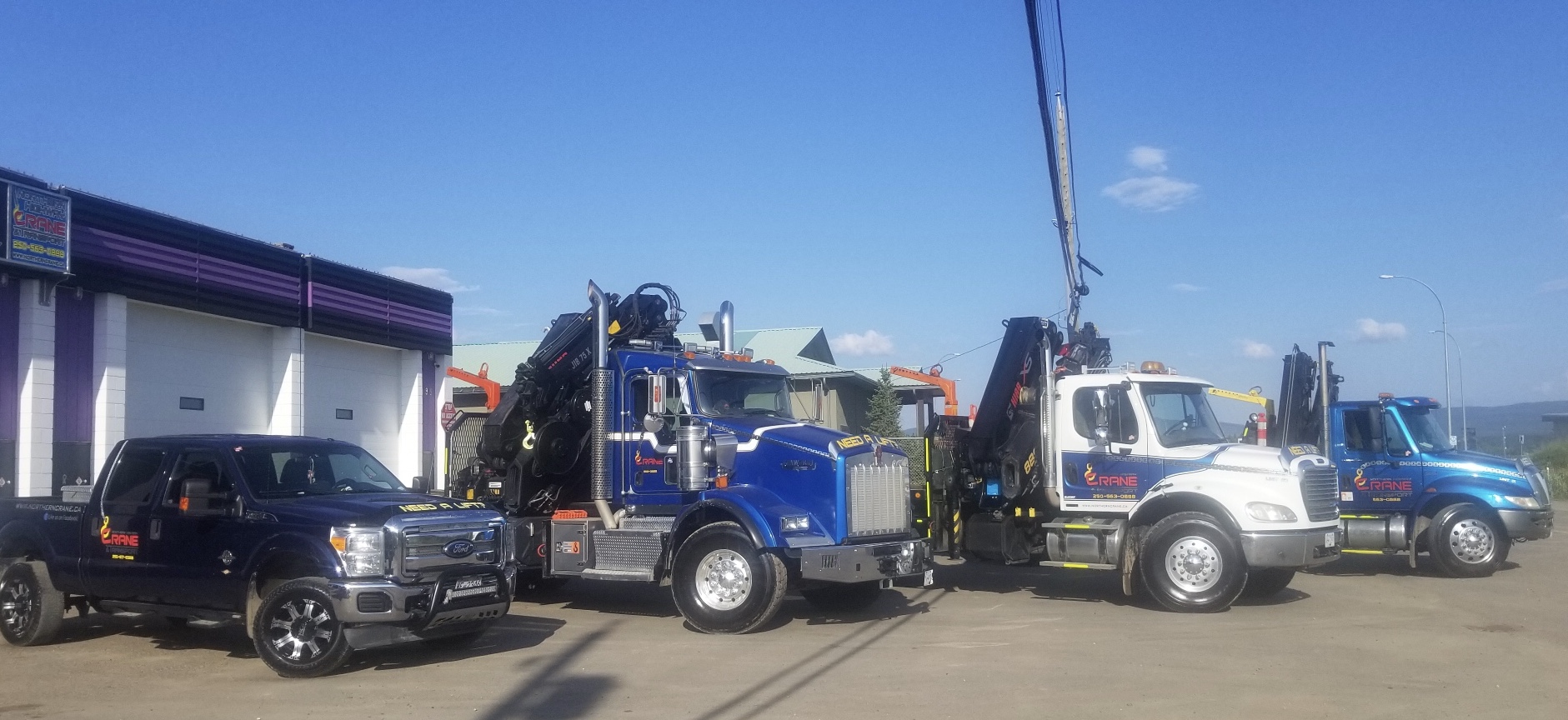 Our crane trucks